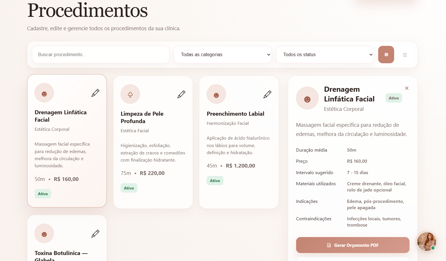 Procedimentos Velora